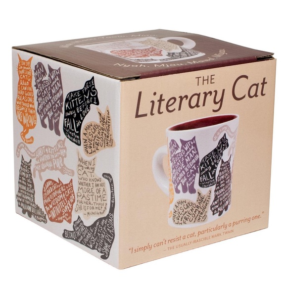 Literary Cat Mug (NWT) - Picture 10 of 12